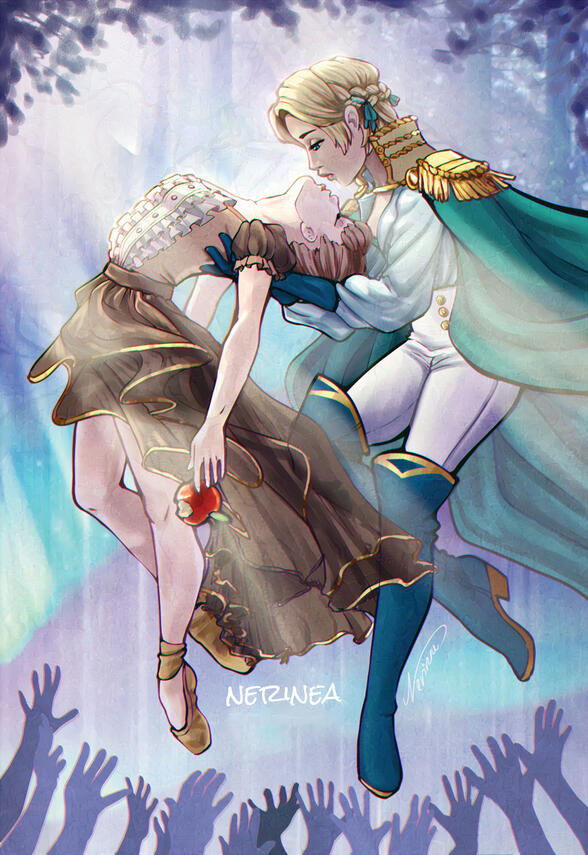 Mercedes von Martritz and Ingrid Brandl Galatea Fire Emblem Three Houses 3H MercIngrid IngridMercedes fanart