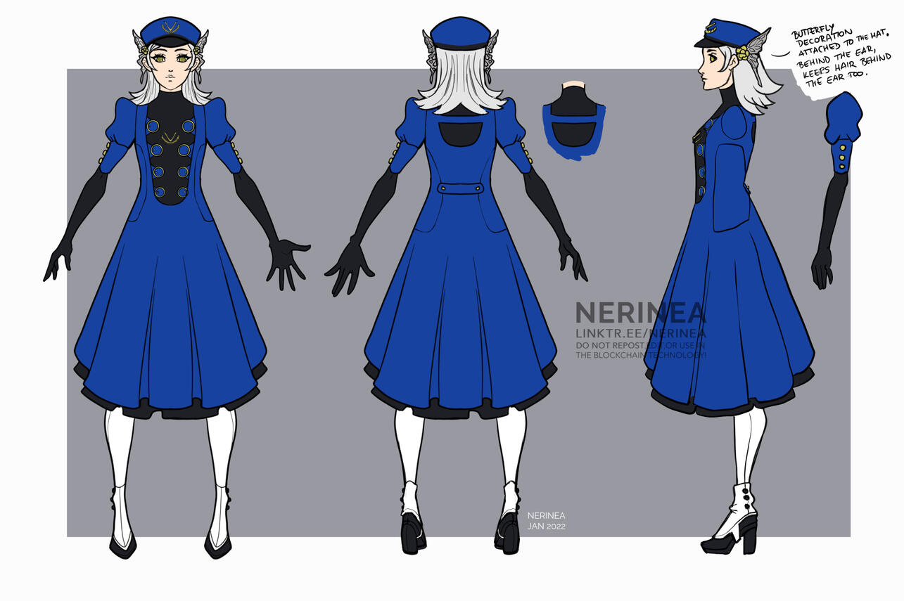 Character sheet flat colours