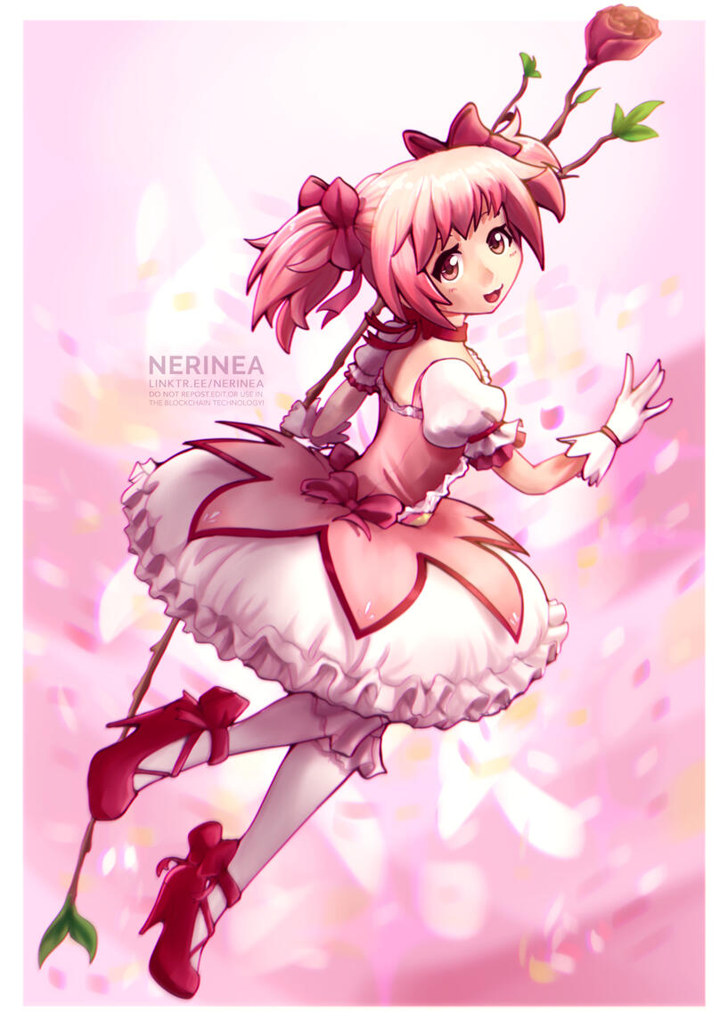 Kaname Madoka Puella Magi Madoka Magica fanart