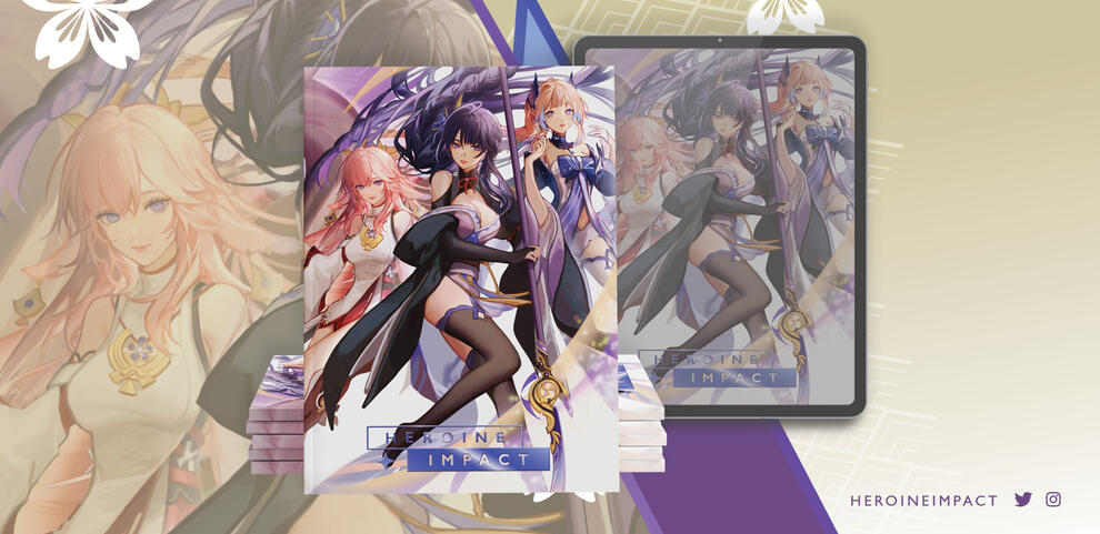 Genshin Impact female character fanzine fanthology
