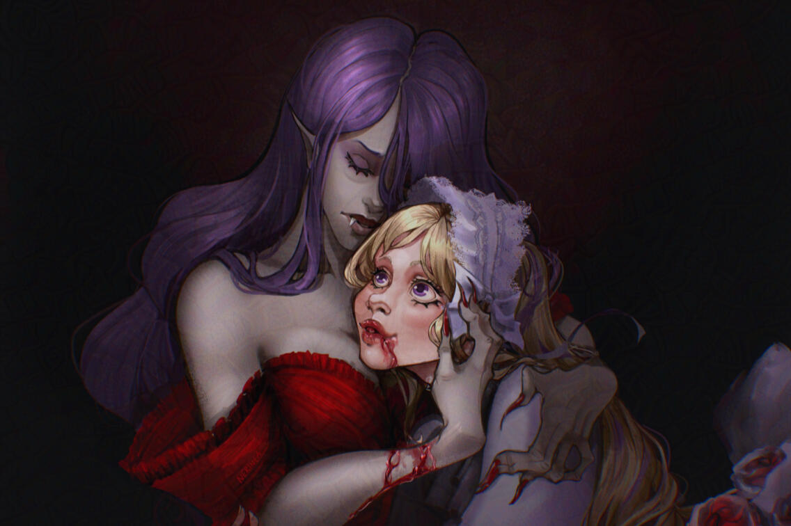 Vampire Camilla and Elise Fire Emblem Fates fanart